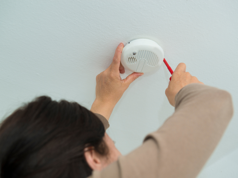 Beautiful view of Home Security System Installation With Smoke Detectors