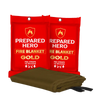 Emergency Fire Blanket Gold