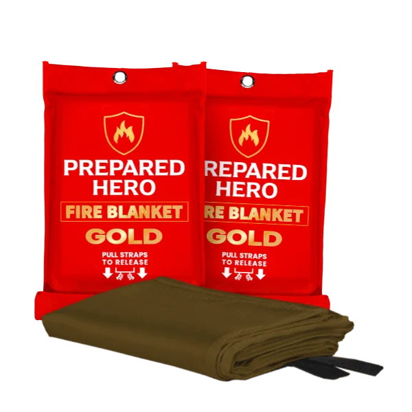 Emergency Fire Blanket Gold