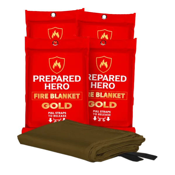 Emergency Fire Blanket Gold