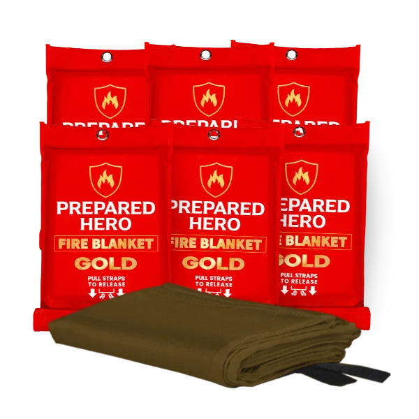 Emergency Fire Blanket Gold