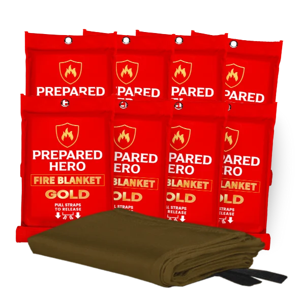 Emergency Fire Blanket Gold