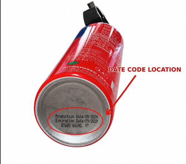 Close-up of the &ldquo;09/2024&rdquo; date code